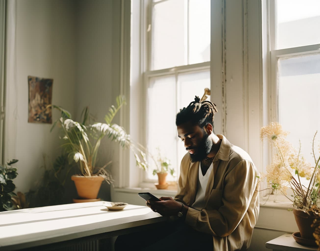 Person contemplating